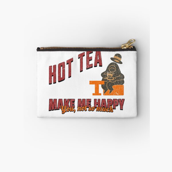 Item preview, Hot Tea Makes Me Happy You Not So Much Funny Sarcastic T-Shirt designed and sold by Mainland.co.