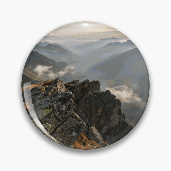 Item preview, Golden Sunrise Over Vast Alpine Mountain Valley designed and sold by VarekWinsor-ba.