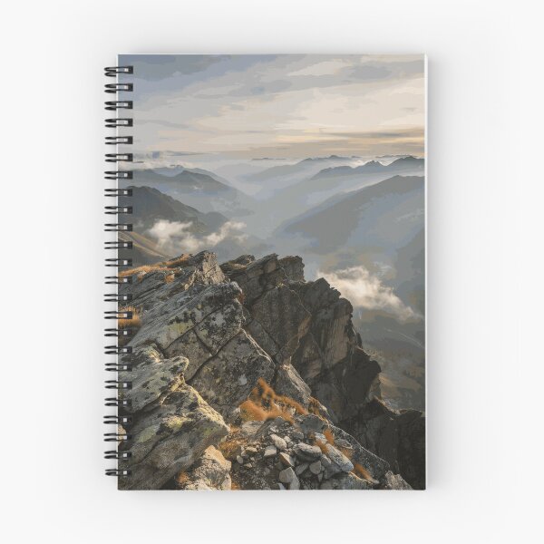 Item preview, Golden Sunrise Over Vast Alpine Mountain Valley designed and sold by VarekWinsor-ba.