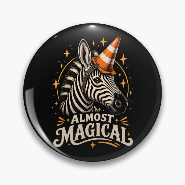 Item preview, Almost Magical Funny Unicorn Horse Zebra Fantasy designed and sold by andre-hollow.