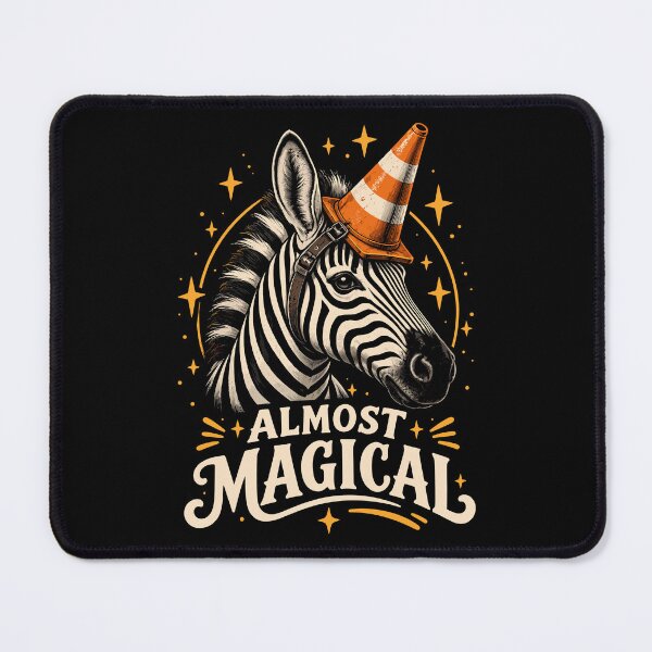 Item preview, Almost Magical Funny Unicorn Horse Zebra Fantasy designed and sold by andre-hollow.