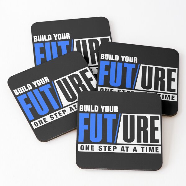 Item preview, Build Your Future One Step at a Time – Motivational Quote designed and sold by the-dovlat.