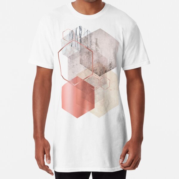 Geometric Abstraction Long T-Shirt