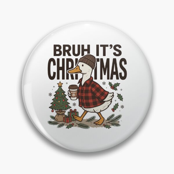 Item preview, Bruh It's Christmas Duck designed and sold by Steele-Art.