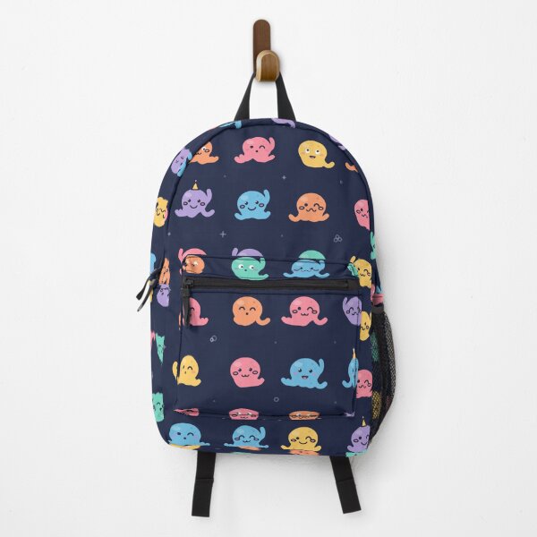 Item preview, Cute Silly Kraken School Kawaii Octopus Micro Icon Seamless Pattern designed and sold by KungPowUnicorn.
