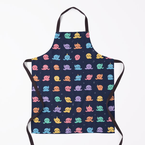 Item preview, Cute Silly Kraken School Kawaii Octopus Micro Icon Seamless Pattern designed and sold by KungPowUnicorn.