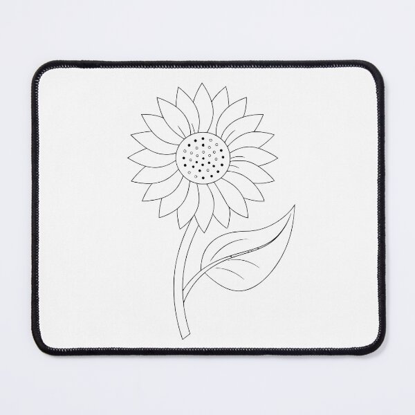 Item preview, Sunflower Detailed 2 Line Art Gift designed and sold by OneLine Studio.