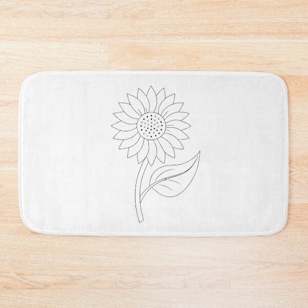 Item preview, Sunflower Detailed 2 Line Art Gift designed and sold by OneLine Studio.