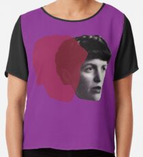 Sylvia Plath portrait Chiffon Top