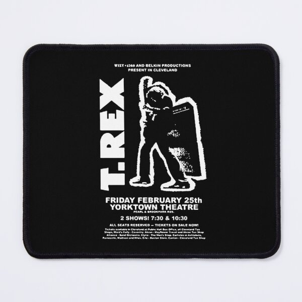 Item preview, T Rex Yorktown Theatre Glam Rock Poster designed and sold by cautrapinacka.