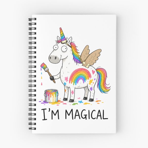 Item preview, I’m Magical Funny Rainbow Unicorn Artist Cartoon designed and sold by ShirtWreck.