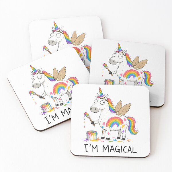Item preview, I’m Magical Funny Rainbow Unicorn Artist Cartoon designed and sold by ShirtWreck.