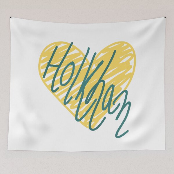 Item preview, Holkham Love – Norfolk Handwritten Typography Heart Design designed and sold by MyriadNorfolk.