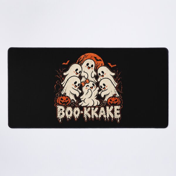 Item preview, Boo-kkake Cute Ghost Group Halloween Pun designed and sold by NoeValdric.
