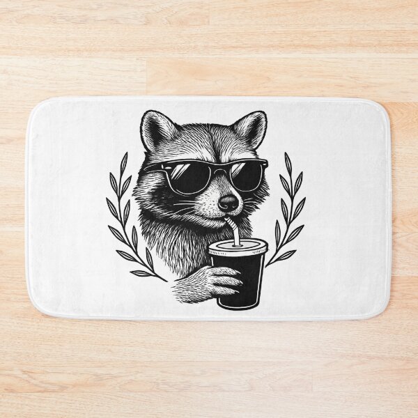 Item preview, Chill Beverage Raccoon designed and sold by Love Joy.