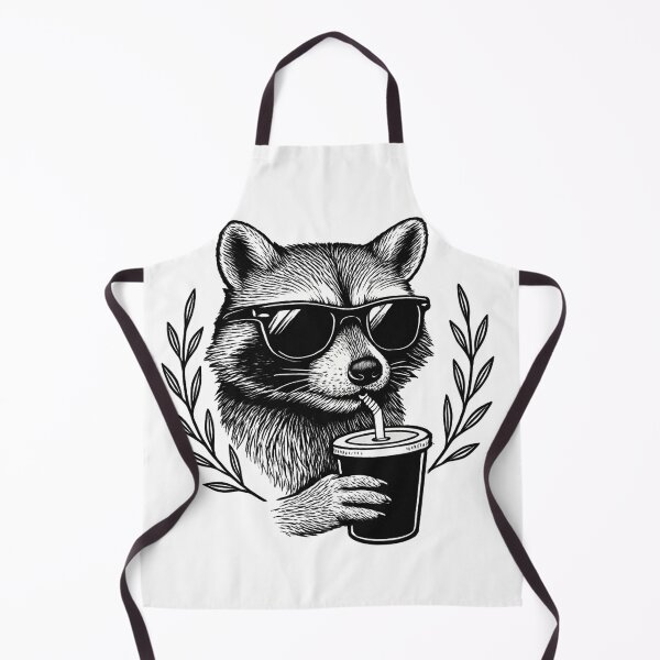 Item preview, Chill Beverage Raccoon designed and sold by Love Joy.