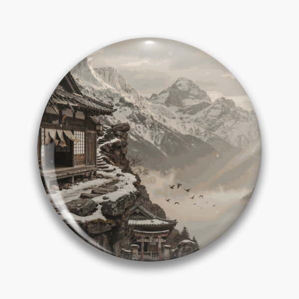 Item preview, Snowy Mountain Temple Beneath Soaring Eagle designed and sold by VarekWinsor-ba.