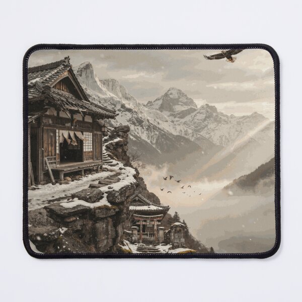 Item preview, Snowy Mountain Temple Beneath Soaring Eagle designed and sold by VarekWinsor-ba.