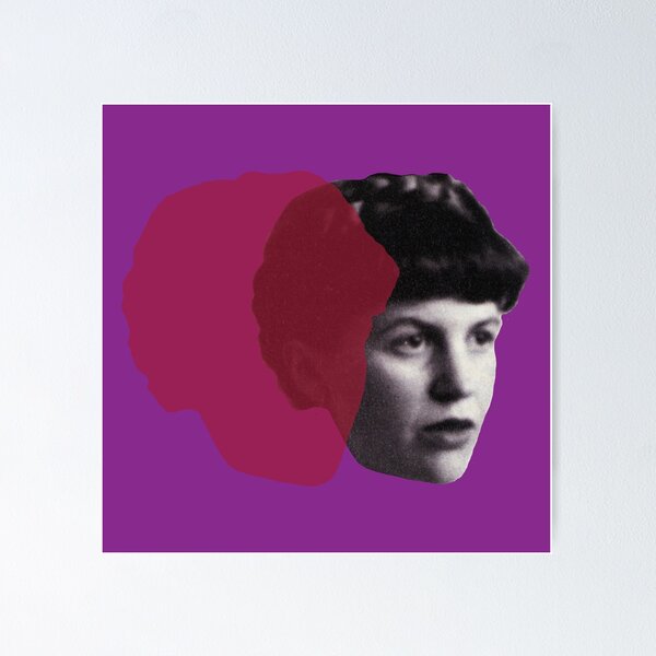 Item preview, Sylvia Plath portrait designed and sold by savantdesigns.