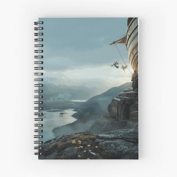 Item preview, Ancient Biblical Ark Above Majestic Mountain Valley designed and sold by VarekWinsor-ba.