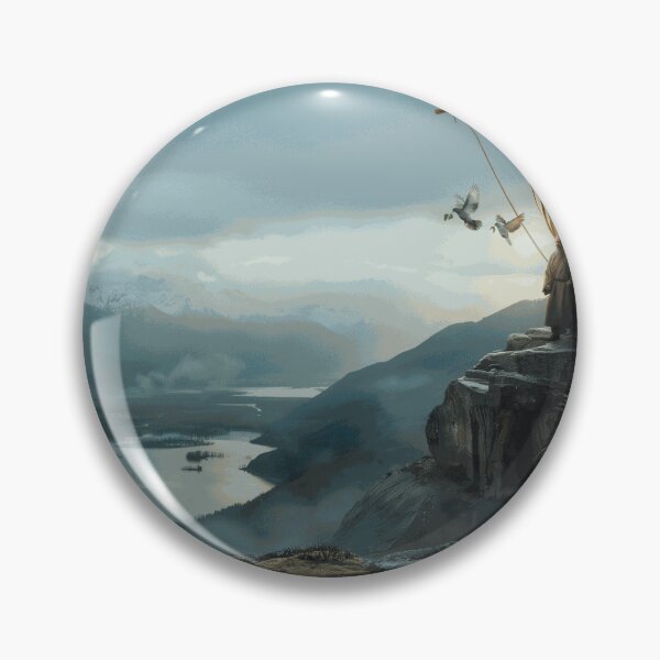 Item preview, Ancient Biblical Ark Above Majestic Mountain Valley designed and sold by VarekWinsor-ba.