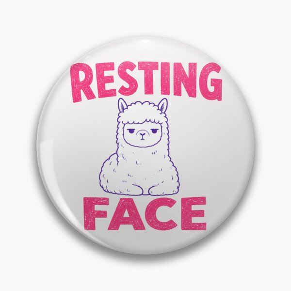 Item preview, Resting Face Grumpy Alpaca Illustration designed and sold by Yellowriversss.