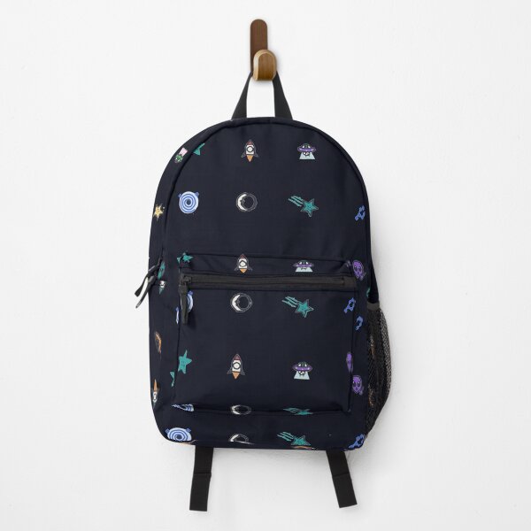 Item preview, Outer Space Doodles Cute Alien UFO Planet Micro Icon Seamless Pattern designed and sold by KungPowUnicorn.