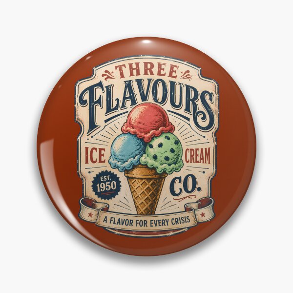 Item preview, Three Flavours Ice Cream Label designed and sold by agearb.