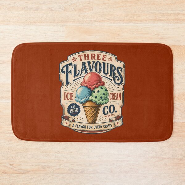 Item preview, Three Flavours Ice Cream Label designed and sold by agearb.