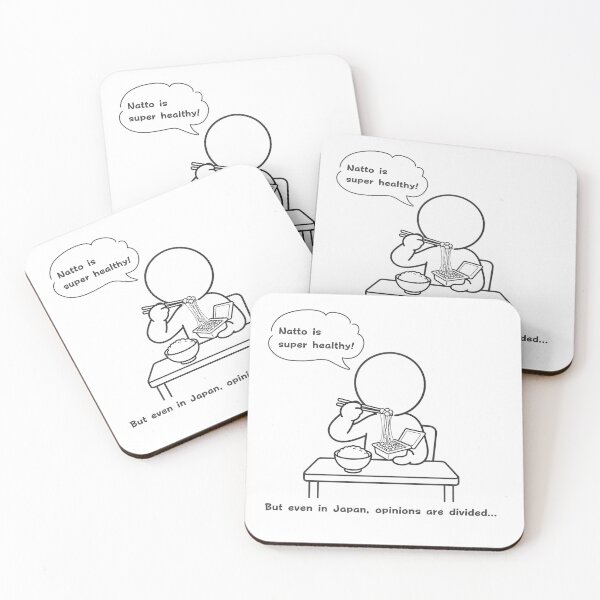 Item preview, Natto Fermented Soybeans Superfood - Japanese Foodie Culture Pictogram designed and sold by japan-picto.