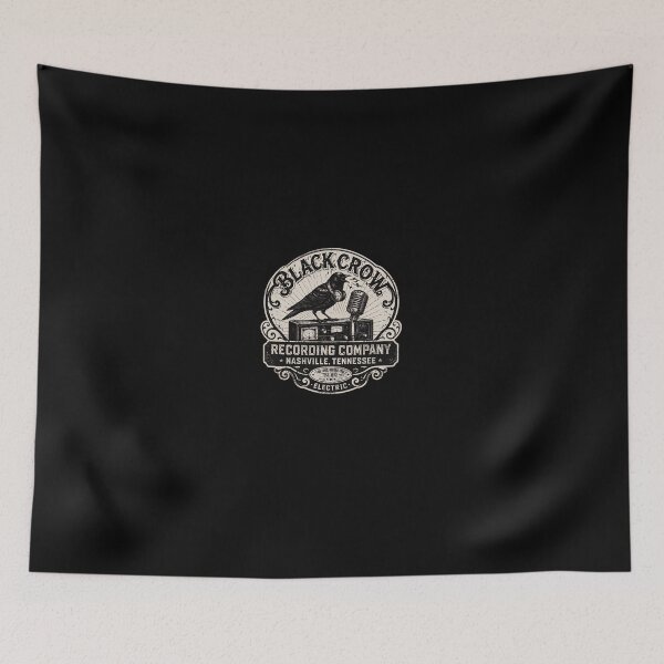 Item preview, Black Crow Recording Company Nashville Vintage Graphic designed and sold by EnriquetaBritta.