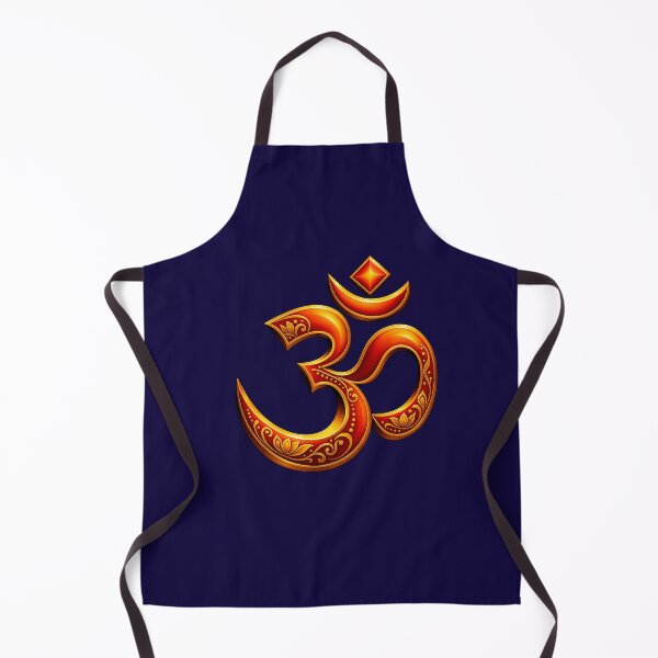 Item preview, Om Symbol Spiritual Hindu Meditation Yoga Mandala Red Gold Design designed and sold by Fine Art California.