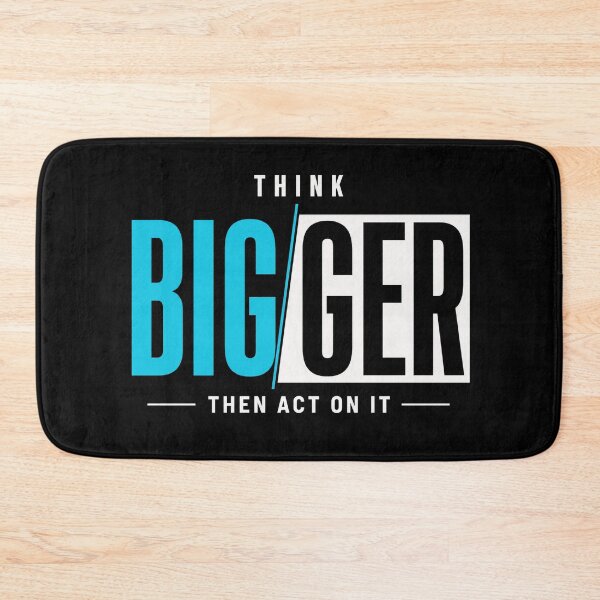 Item preview, Think Bigger Then Act on It – Motivational Quote designed and sold by the-dovlat.