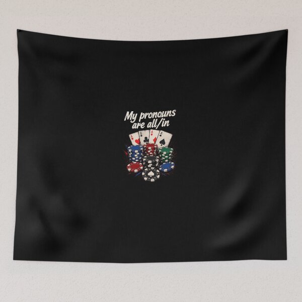 Item preview, My Pronouns Are All_In designed and sold by EnriquetaBritta.