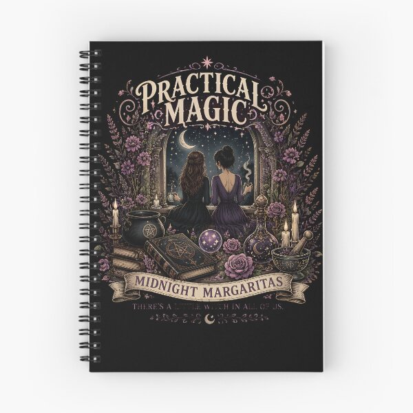 Item preview, Practical Magic Midnight Margaritas Witchy House T-Shirt designed and sold by EnriquetaBritta.