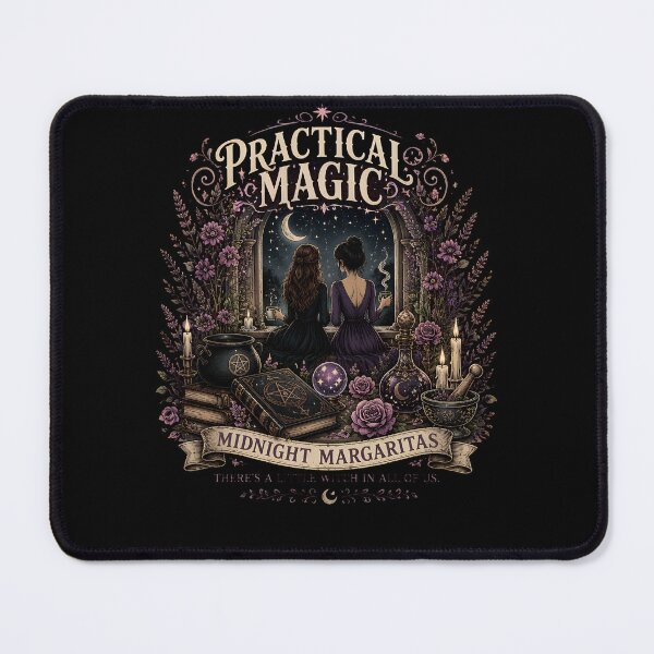Item preview, Practical Magic Midnight Margaritas Witchy House T-Shirt designed and sold by EnriquetaBritta.