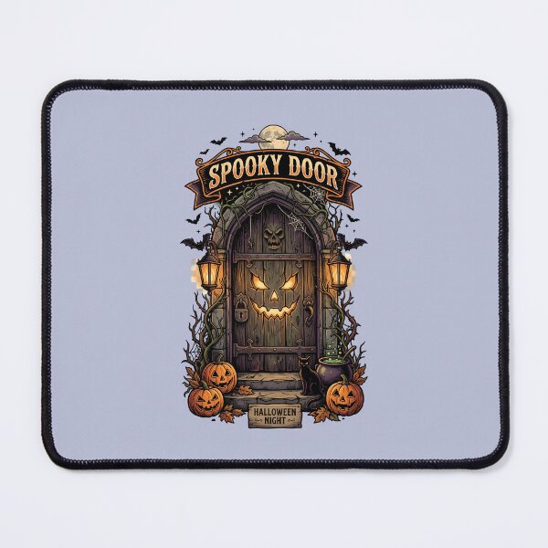 Item preview, Spooky door - Halloween night designed and sold by ParadoxParadox.