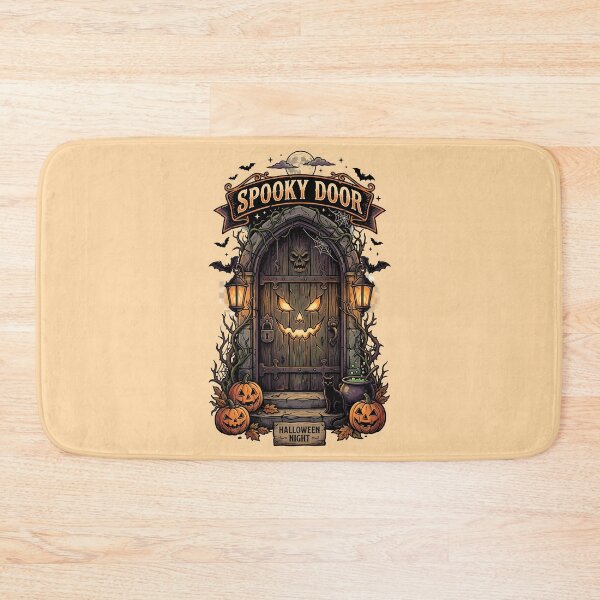 Item preview, Spooky door - Halloween night designed and sold by ParadoxParadox.