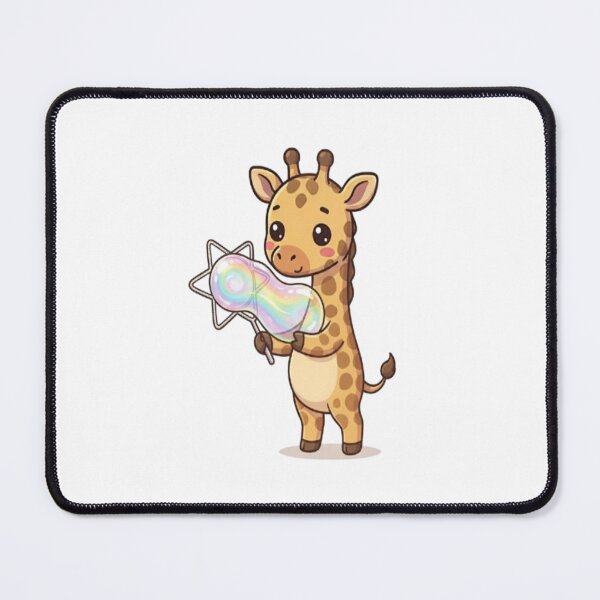 Item preview, Cute Giraffe Blowing Soap Bubbles designed and sold by Ella_Sketch.