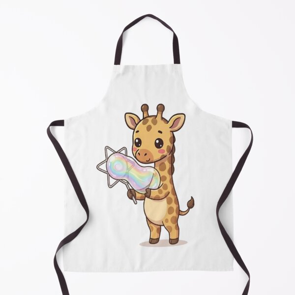 Item preview, Cute Giraffe Blowing Soap Bubbles designed and sold by Ella_Sketch.
