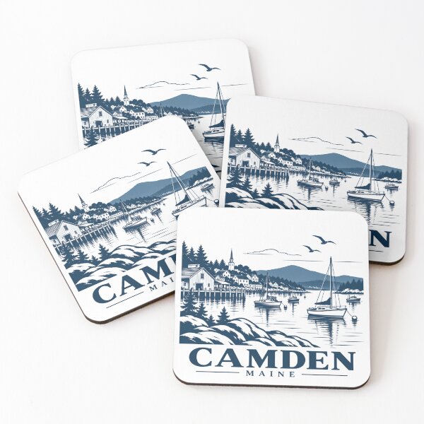 Item preview, Camden, Maine designed and sold by PamLeeDesign.