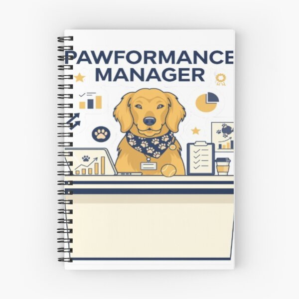 Item preview, Pawformance Manager – Funny Golden Retriever designed and sold by ClaussShop.