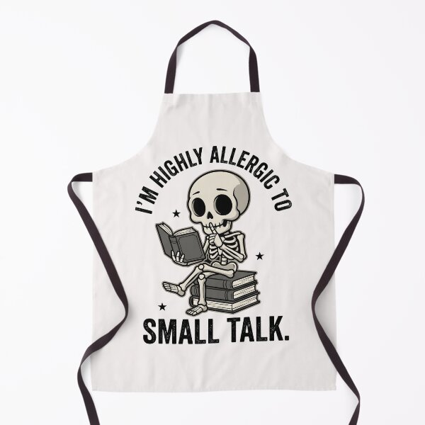 Item preview, m Highly Allergic To Small Talk Funny Introvert Book Lover designed and sold by Emmatshirt1.