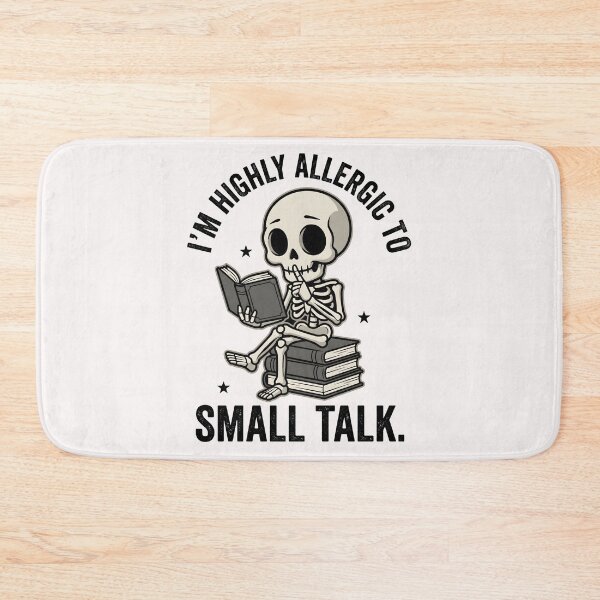 Item preview, m Highly Allergic To Small Talk   Funny Introvert Book Lover designed and sold by Emmatshirt1.