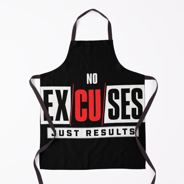 Item preview, No Excuses Just Results – Motivational Quote designed and sold by the-dovlat.