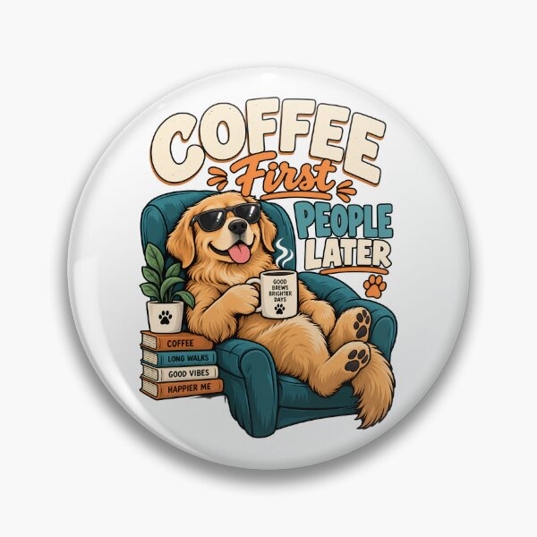 Item preview, Coffee first people Later dog lover funny designed and sold by BDLuck2021.