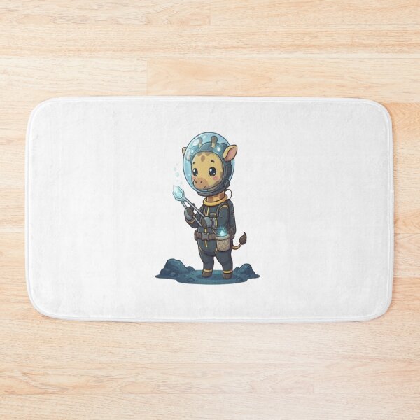 Item preview, Cute Giraffe Astronaut Moon Exploration designed and sold by Ella_Sketch.
