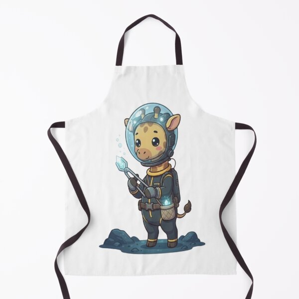 Item preview, Cute Giraffe Astronaut Moon Exploration designed and sold by Ella_Sketch.