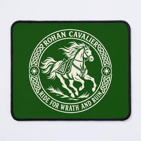Item preview, Rohan Cavalier Negative Space Patch Design designed and sold by agearb.