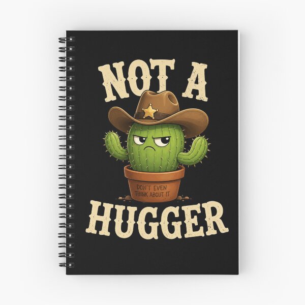 Item preview, Not A Hugger Sarcastic Cowboy Cactus designed and sold by TheEndDesign.